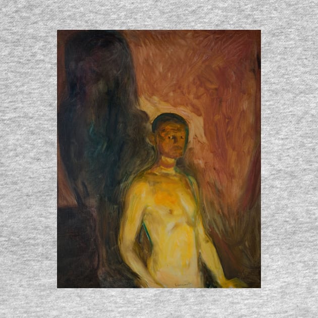 Self-Portrait in Hell by Edvard Munch by Classic Art Stall